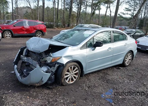 2012 Honda Civic Ex-L from USA, damaged, VIN 19XFB2F99CE306695